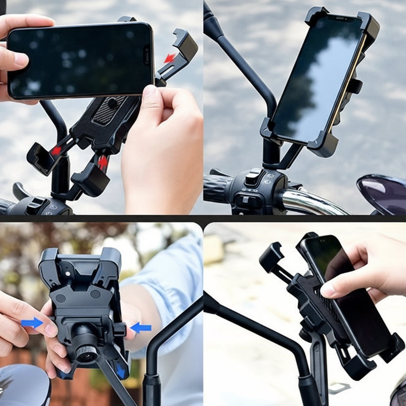 CycleGrip nárazuvzdorný držák telefonu na kola a motocykly s GPS