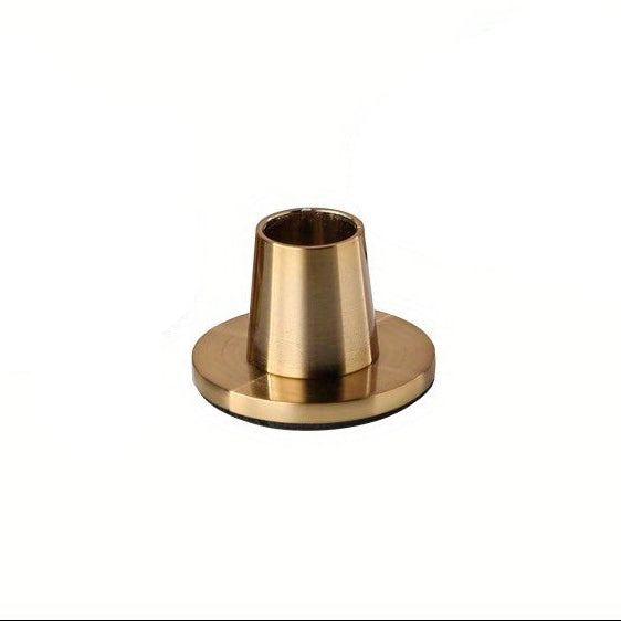 NoirGlow Stand For Candle Holder On A Sleek Black Tabletop
