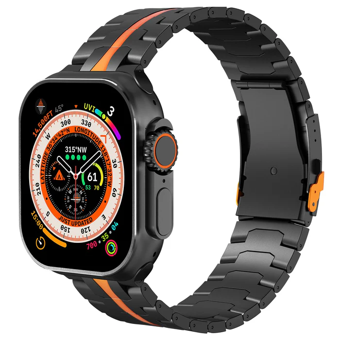 AeroLink Grad 2 Titanarmbånd for Apple Watch Lettvekts