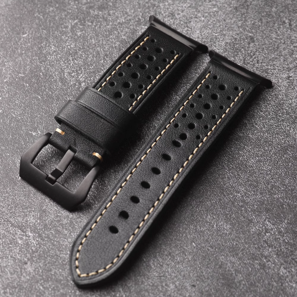 Cinturino in pelle traforata AeroStride per modelli Samsung Watch Ultra
