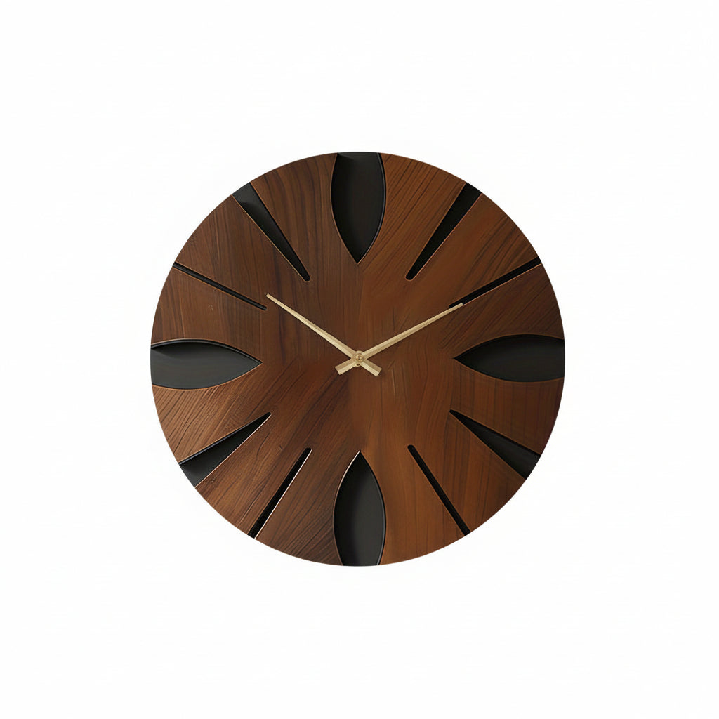 Timberhour vintage MDF hodiny s tichým chodem pro domácí dekoraci