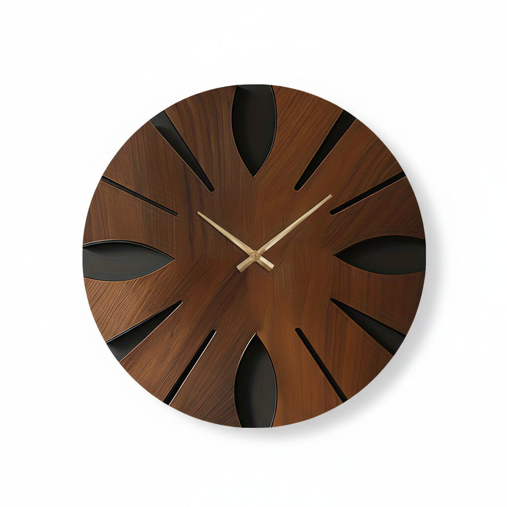 Timberhour vintage MDF hodiny s tichým chodem pro domácí dekoraci