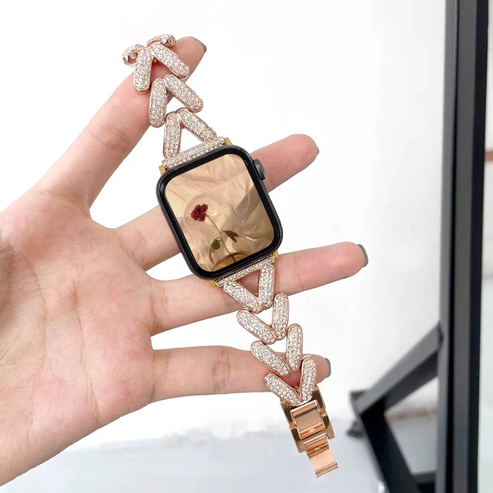 Pulseira AeroSteel em Aço Inoxidável para Apple Watch Feminina