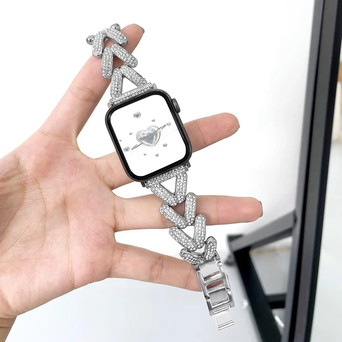 Pulseira AeroSteel em Aço Inoxidável para Apple Watch Feminina