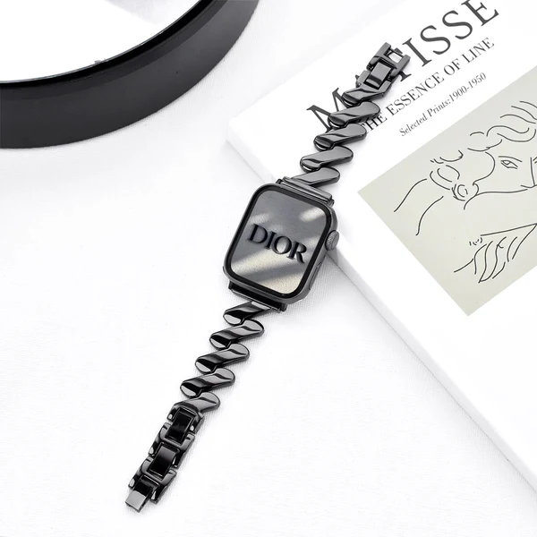 LyraLink Paslanmaz Çelik Apple Watch Bileklik Premium