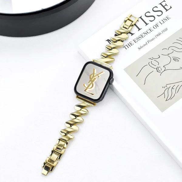 LyraLink Paslanmaz Çelik Apple Watch Bileklik Premium