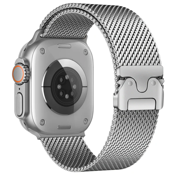 Cinturino a Maglia AeroMesh in Acciaio Inossidabile per Apple Watch
