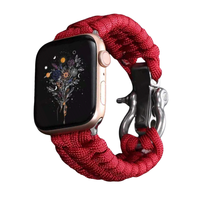 SummitForge Paracord Survival Band For Apple Watch Outdoor