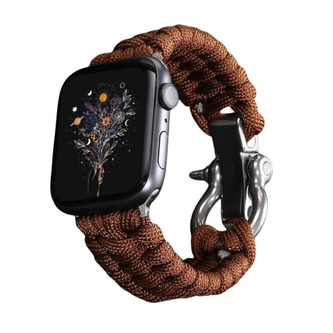 SummitForge Paracord Survival Band For Apple Watch Outdoor