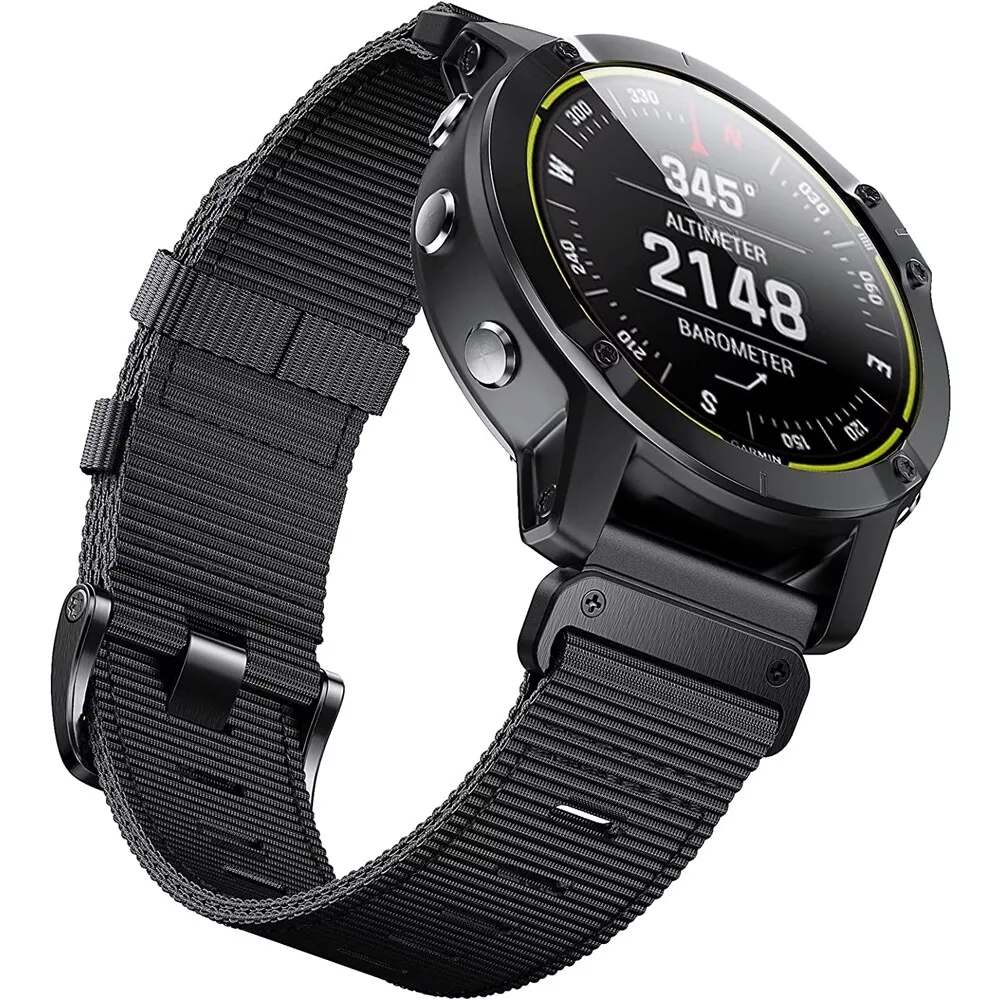 ApexGuard Tactical Nylon Strap for Fenix Series Watches