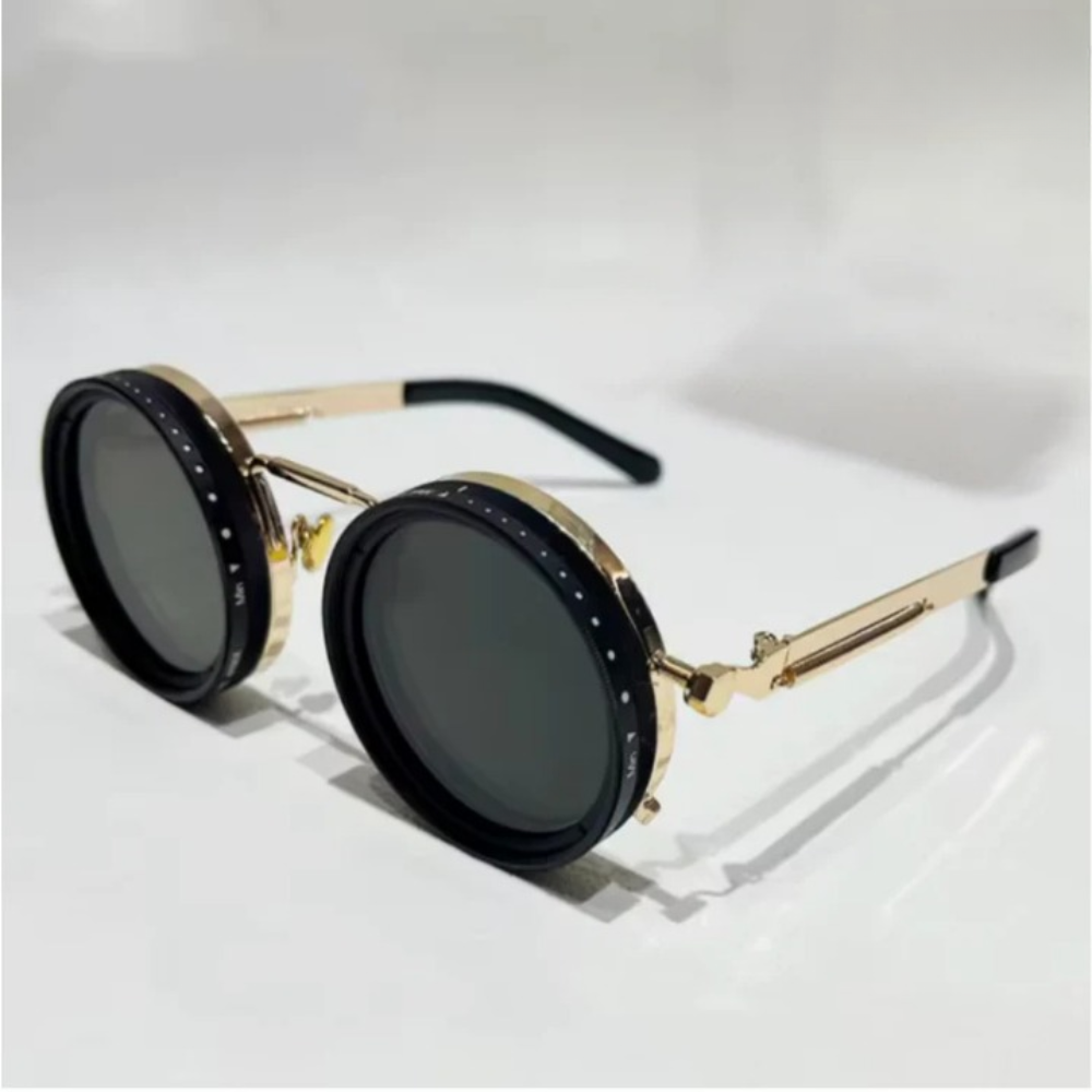 Gafas de sol negras AstraView con filtro de nueve niveles y ajuste ajustable