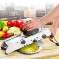 Kitchenwise 18-in-1 verstellbarer Mandolinenschneider aus Edelstahl