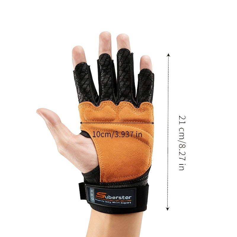 GripGuard Anti-Slip Lifting Gloves For Everyday Gym Sessions