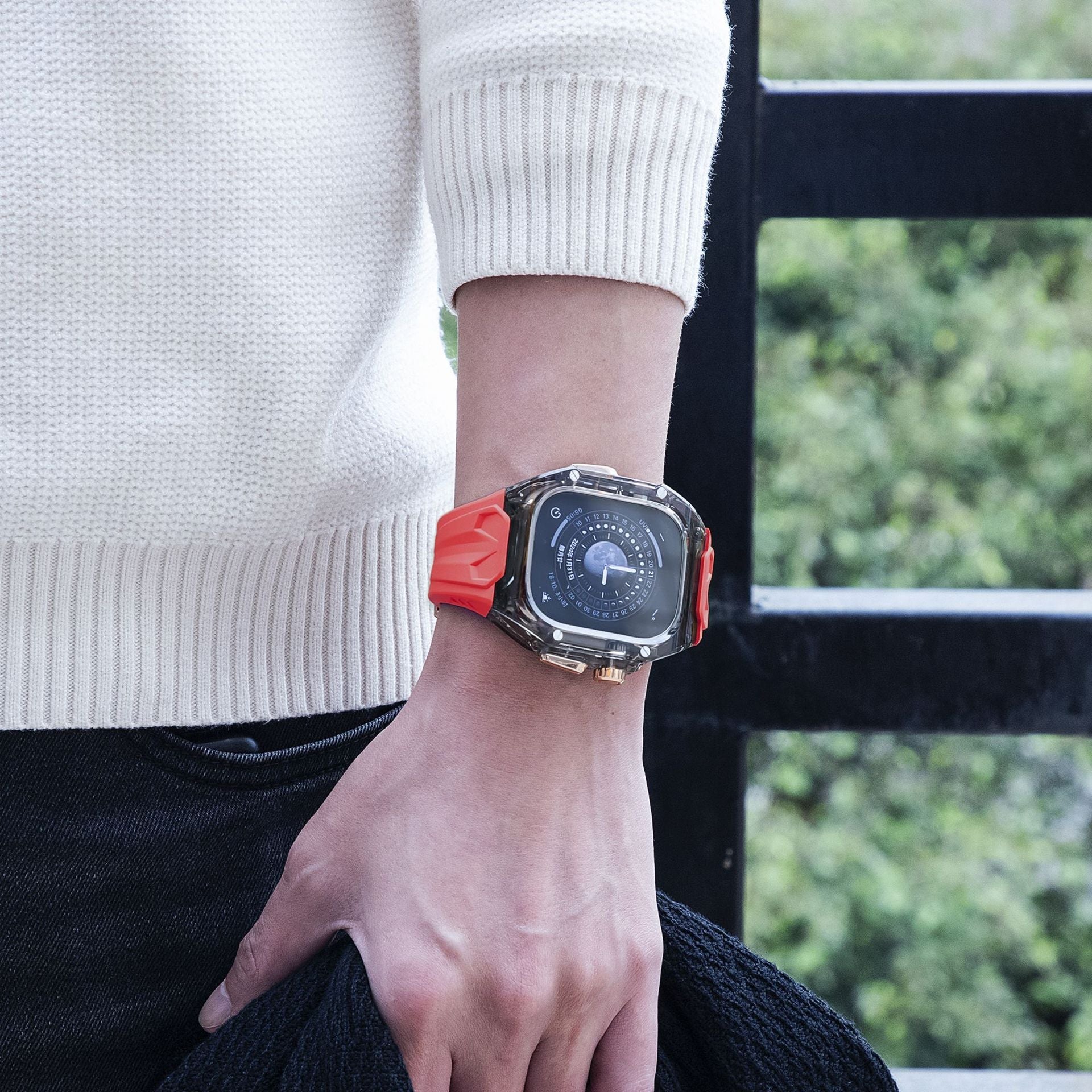 IceNova Pouzdro na Apple Watch Série Polykarbonát Silikon