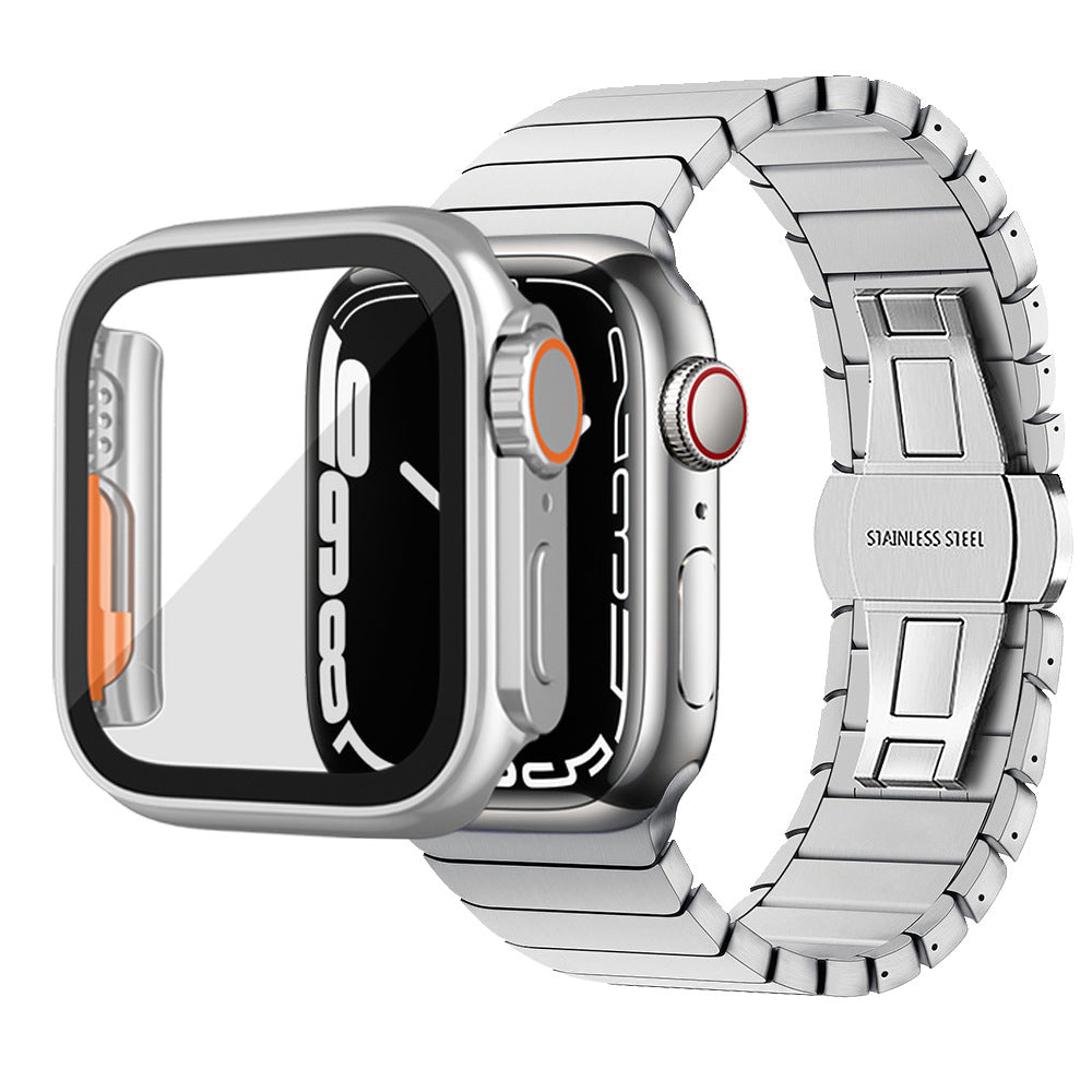 NovaGuard Vandtæt Ultra-Tyndt Apple Watch Cover med 9H Glas