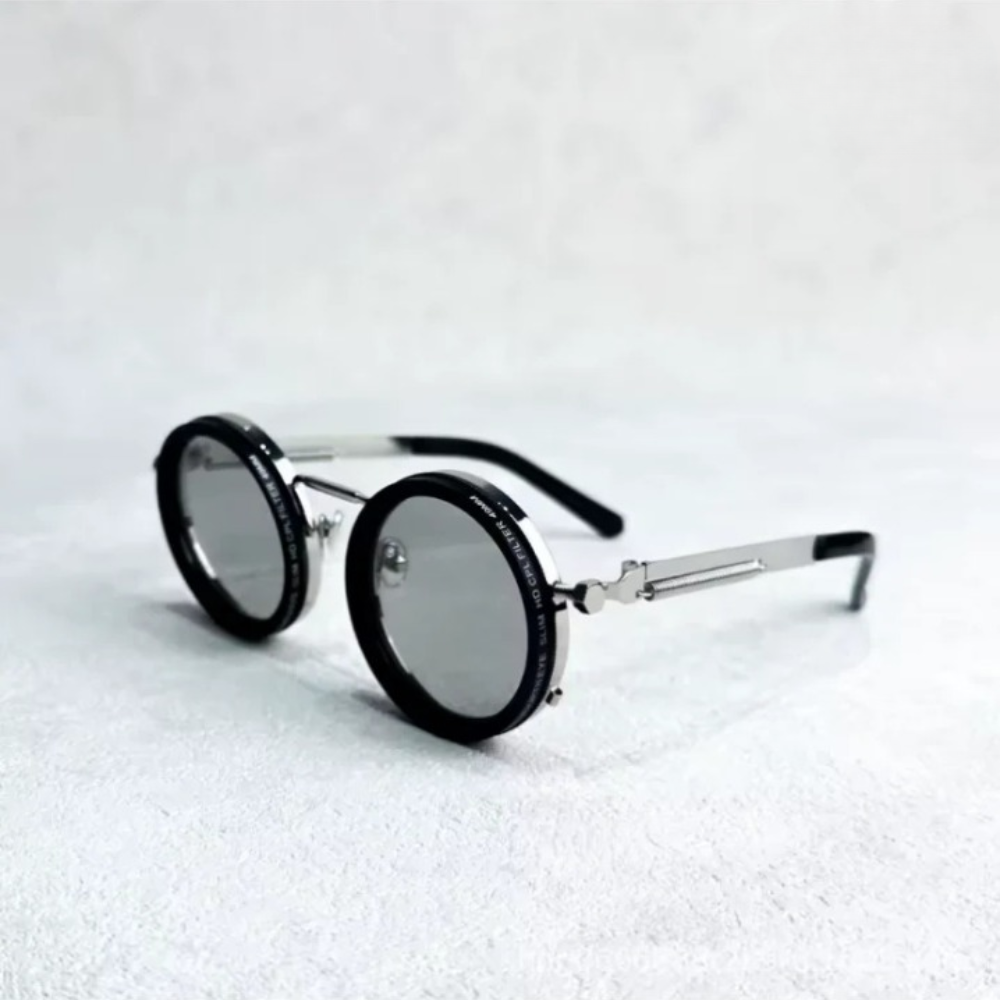 Gafas de sol negras AstraView con filtro de nueve niveles y ajuste ajustable