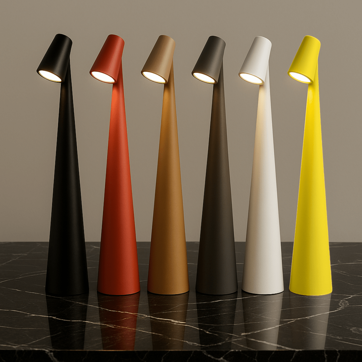 Rechargeable Cordless Table Lamp For Indoors Or Outdoors, Stylish And Practical