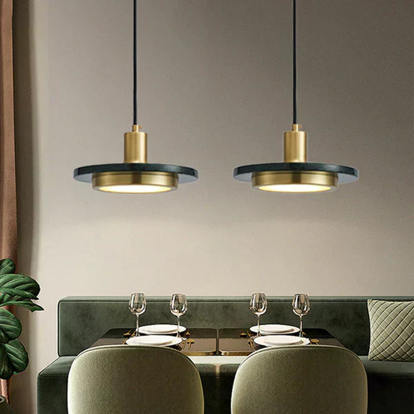 Lámpara Colgante de Mármol Lyria para Cocina, Diseño Moderno Minimalista