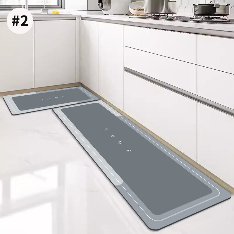 Diatomite Kitchen Mat With High Absorbency And Non Slip For Home Use