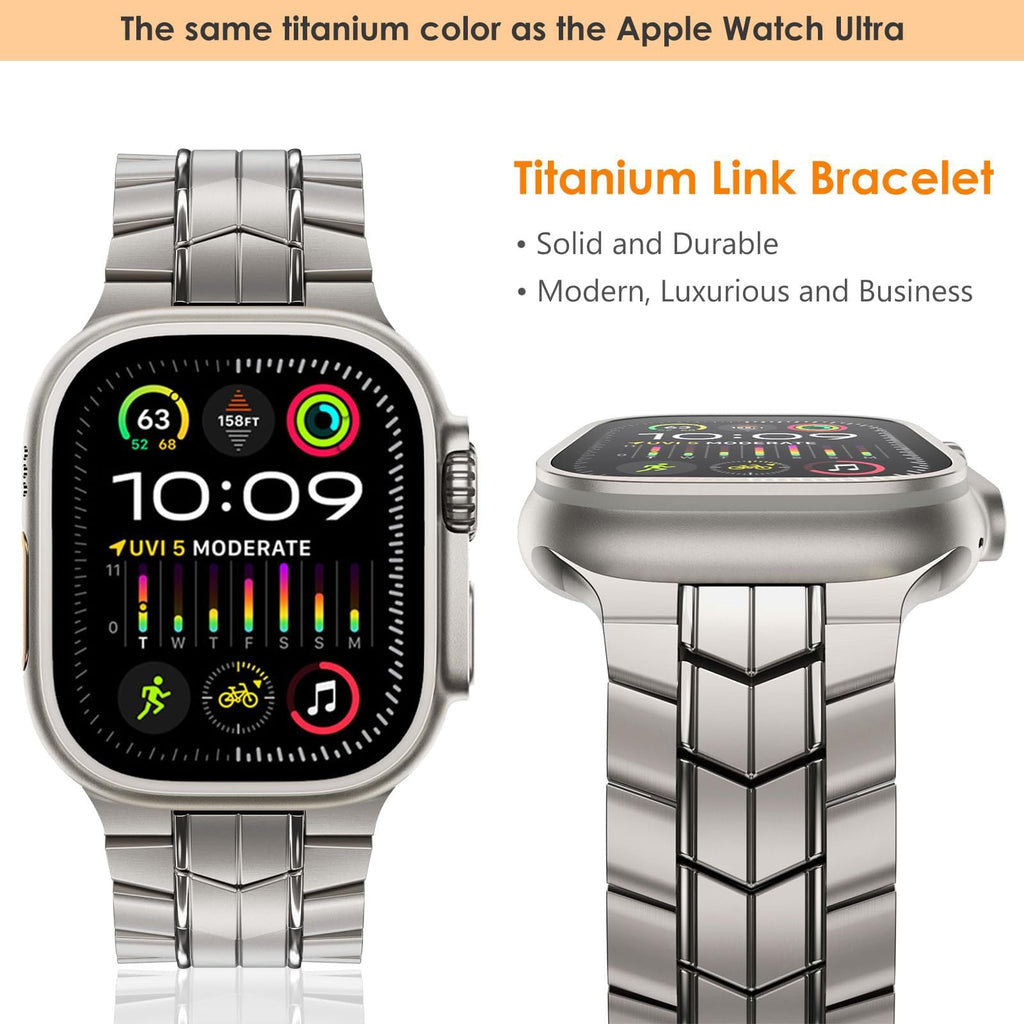 Nova titanlegeringsklokkerem for Zen Ultra 2 49mm Apple Watch