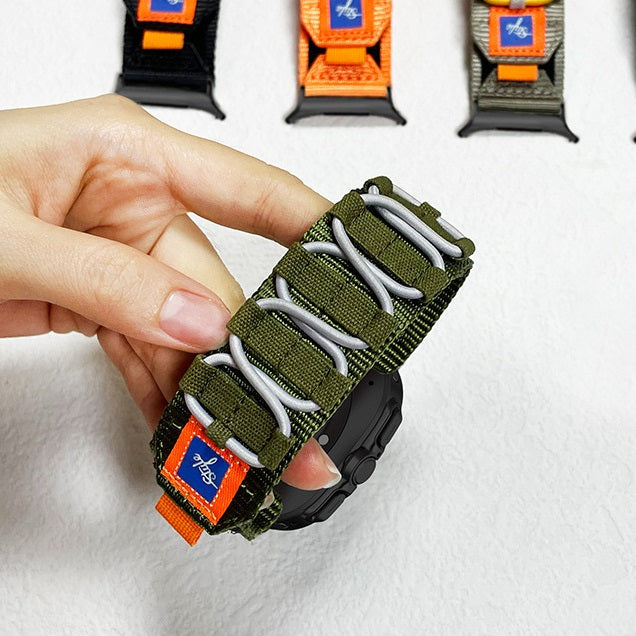 ギャラクシーウォッチ用プレミアムナイロン織バンド