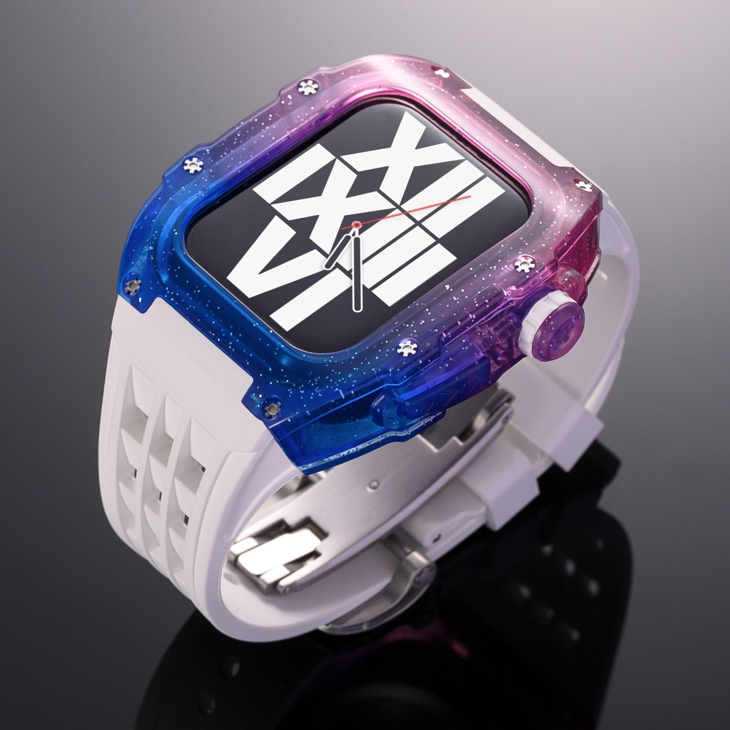 NovaFlex Multicolor Fluororubber Case Kit For Apple Watch
