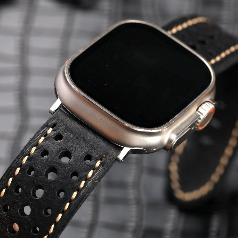 ForgeCrest vintage bőrszíj Apple Watch Ultrahoz