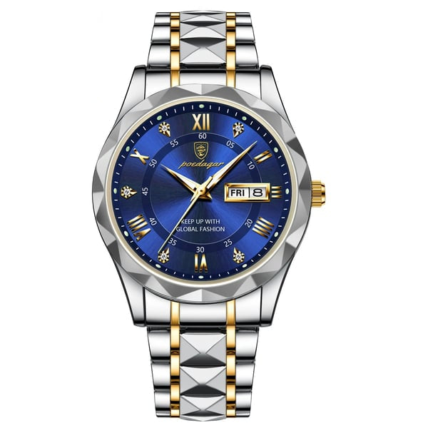 Orologio da uomo impermeabile di lusso del marchio leader con lancette luminose