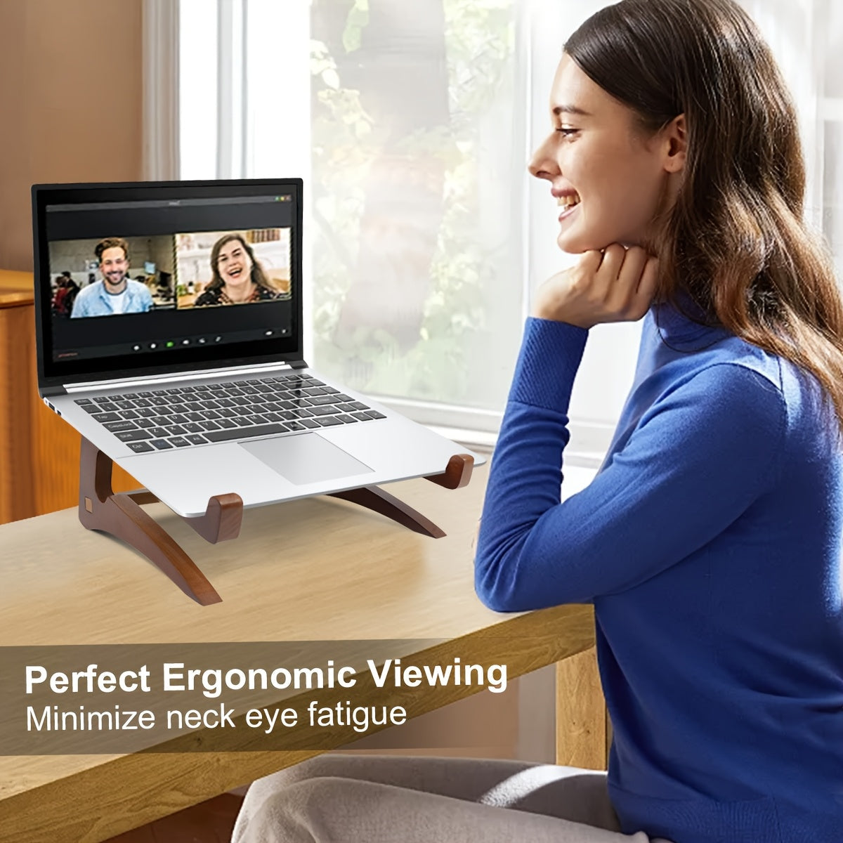 Ergonomický stojan na notebook Liftwood Pro s chlazením pro domácí kancelář
