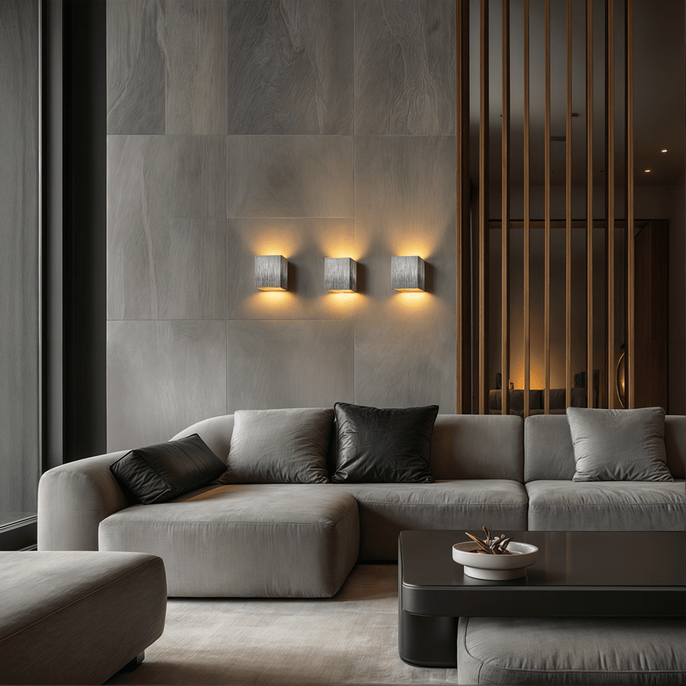 Klasyczna lampa ścienna NovaCube do użytku wewnętrznego i zewnętrznego
