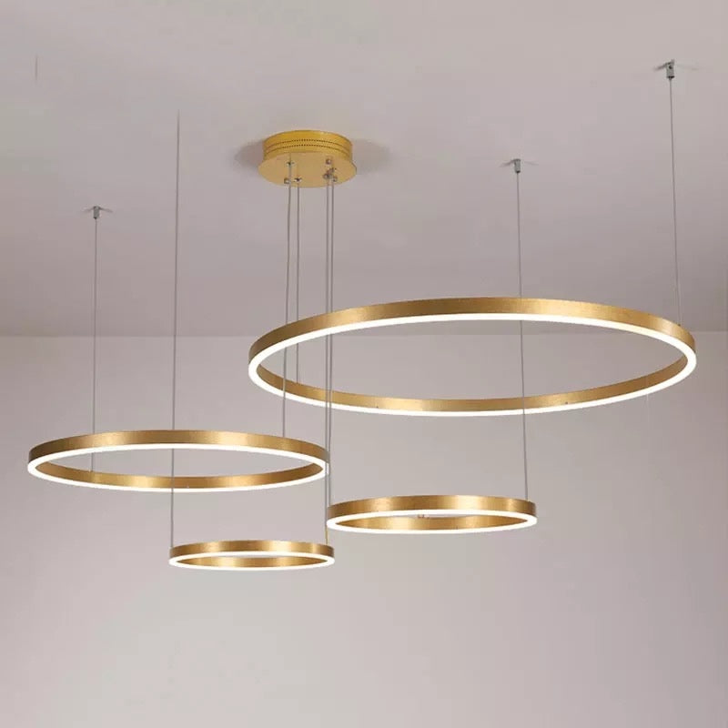 Aurelia Ring Lamp With Adjustable Aluminum And Acrylic Design, 12,500 Lumens