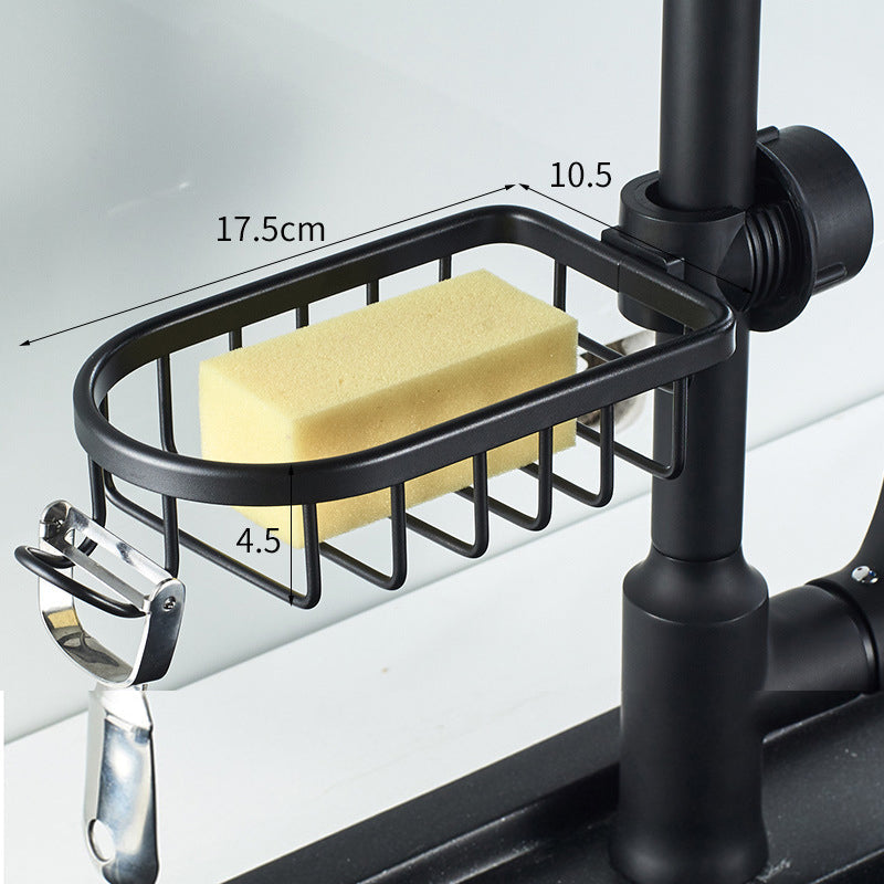 Stainless Aluminium Shower Holder In Silver Or Black No Drilling