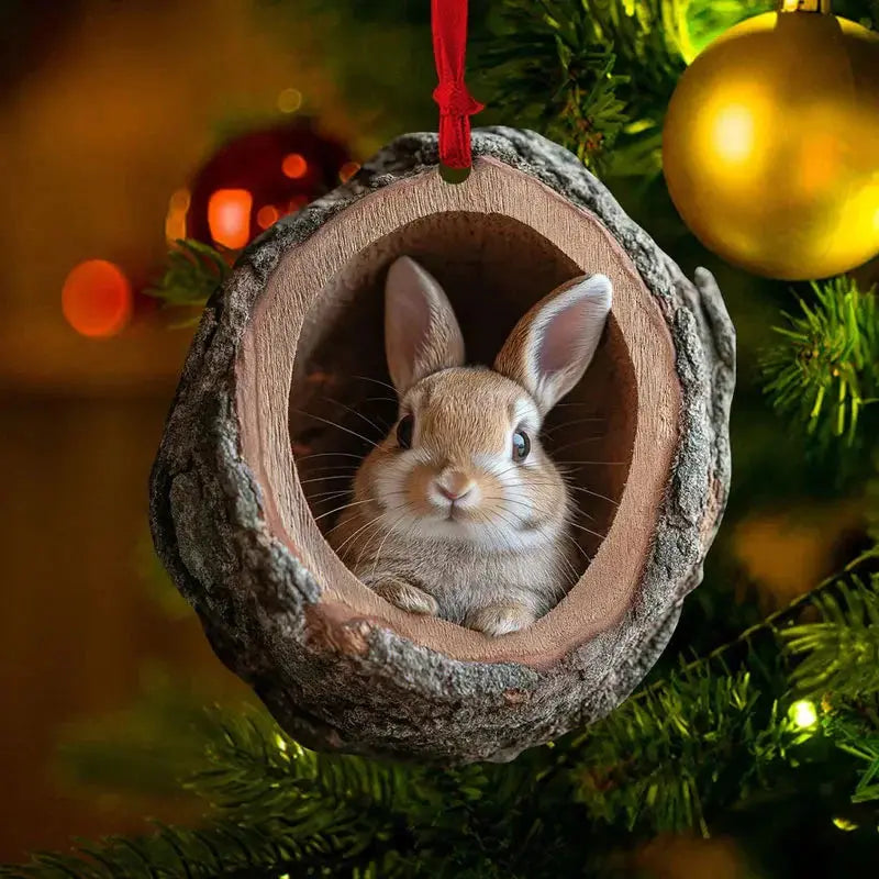 Zvířecí ozdoby na zdobení vánočního stromku