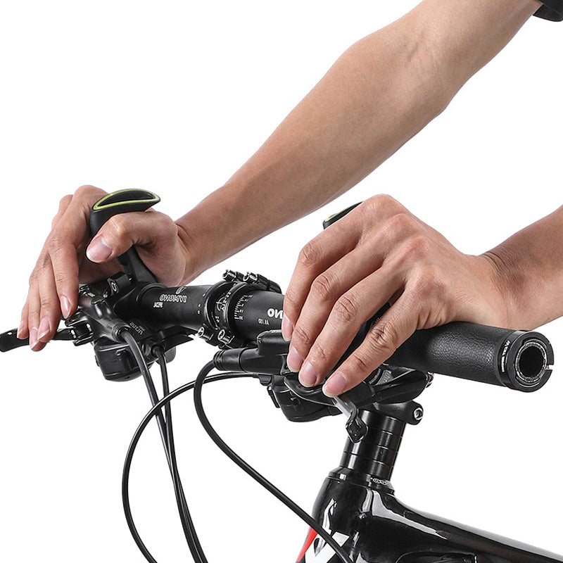 Coppia di impugnature ergonomiche per bici per un allineamento naturale della mano