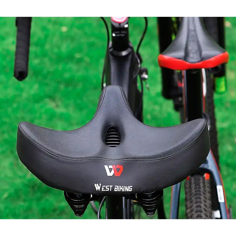 RideEase Ergonomic Extra Wide Breathable Bike Saddle