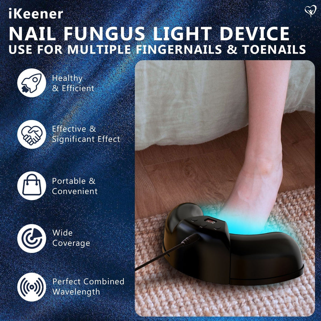 Multi Nail LED Light Therapy Device For Toenail Care