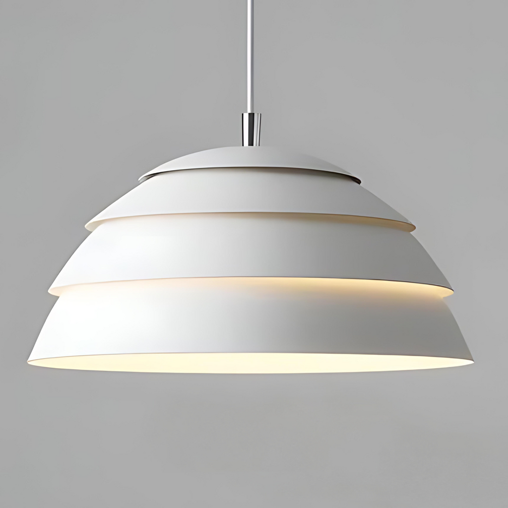 Lampă suspendată LumaNova Halo Dome pentru living modern