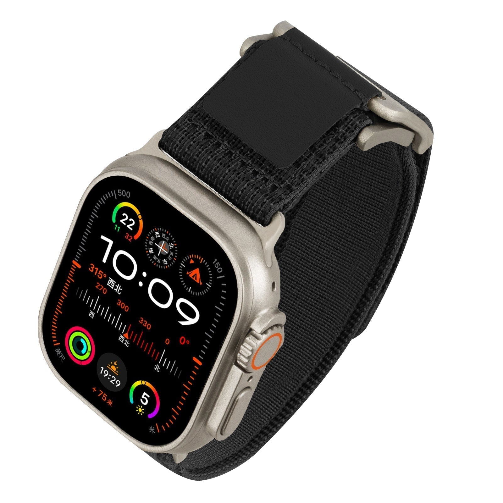 Wild Trail Magnetic Buckle Nylon Watch Band For Apple Watch Replacement