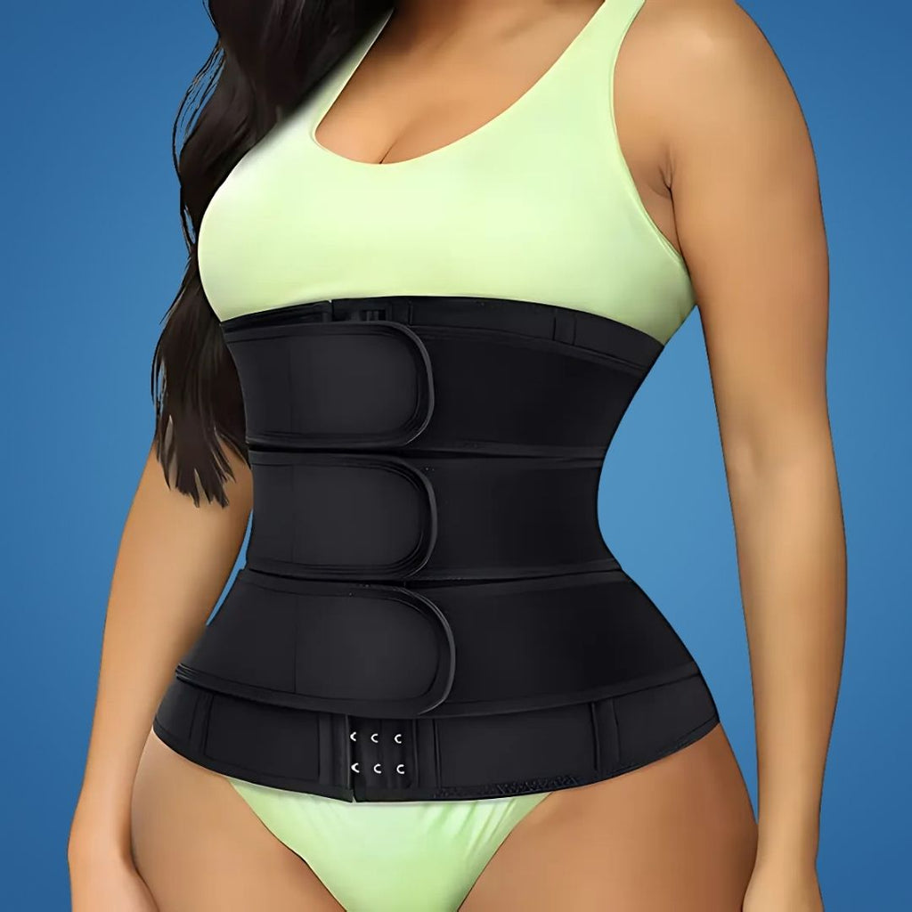 ThermoCore | Waist Trainer Belt – Triple Compression – Breathable Neoprene Fit – Post‑Workout & Postpartum Use