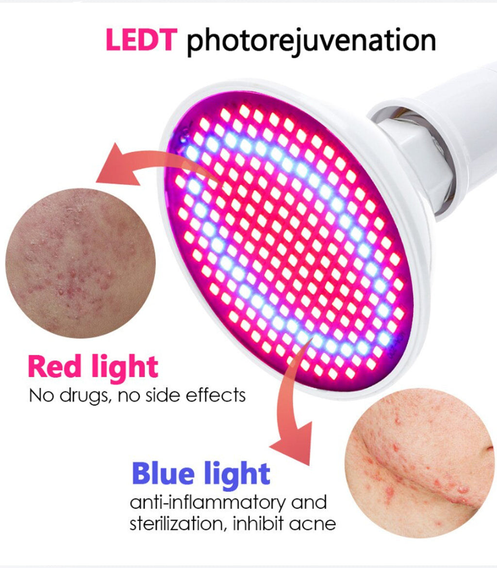 Lampa VitalGlow pro terapii červeným světlem s 660nm červeným a 850nm infračerveným zářením