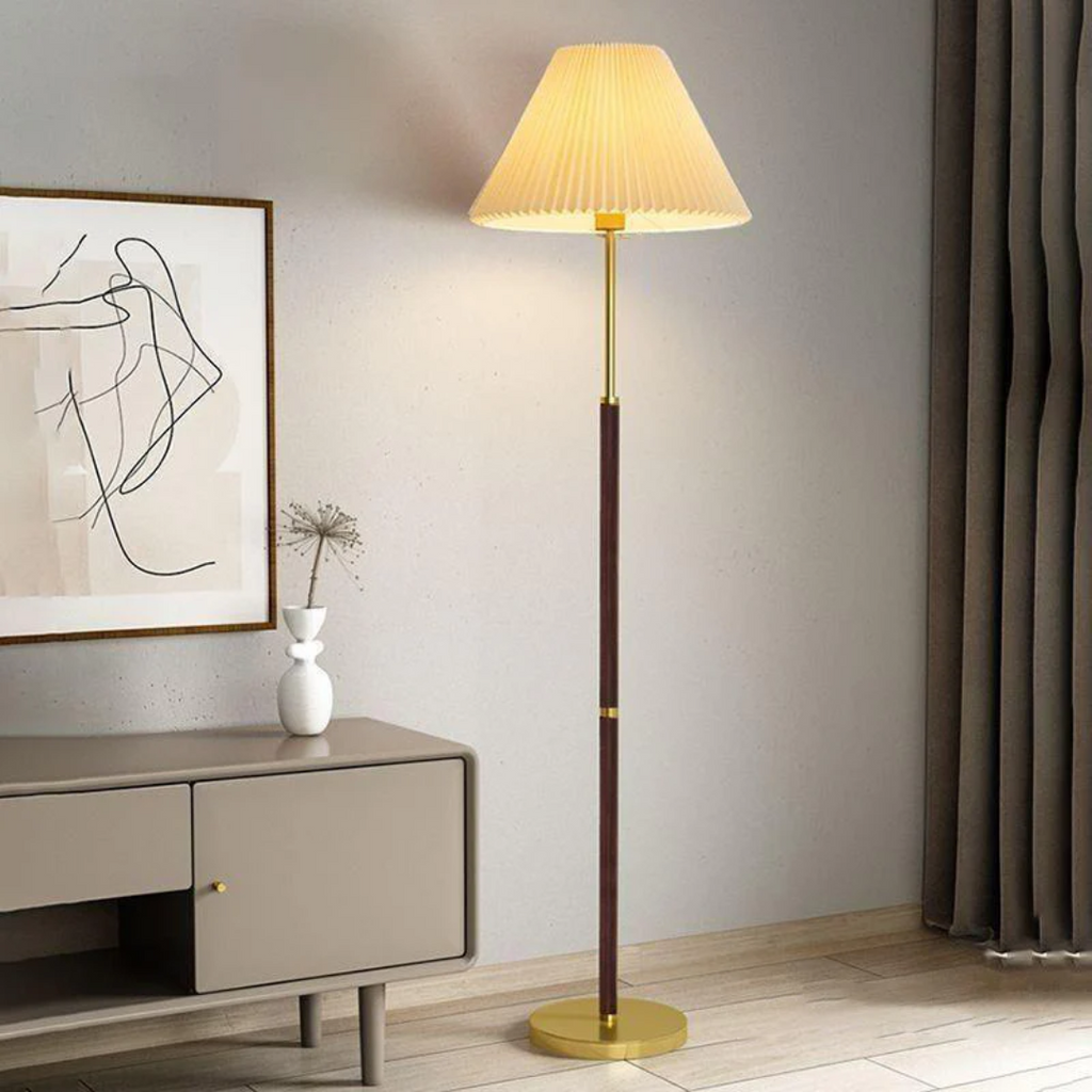 LumaVero Rice Paper Floor Lamp With Soft Ambient Glow
