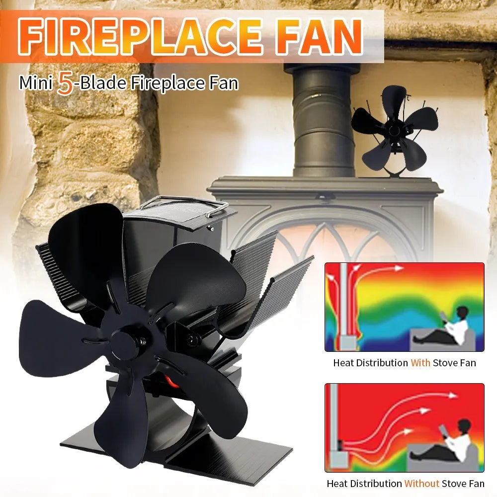 Ventilatore per stufa a legna per stufe a legna e riscaldamento domestico
