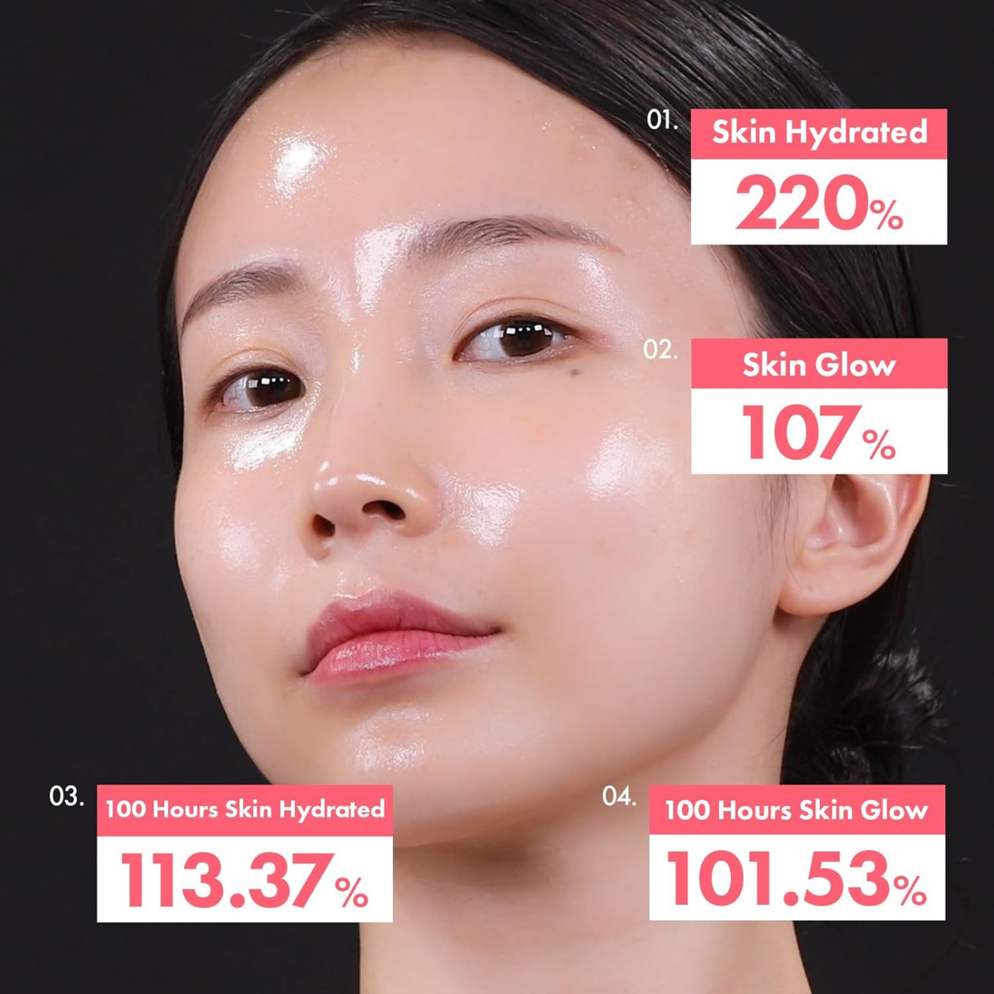 LuminaGlow Glass Skin Mask With Collagen For Smoother Complexion
