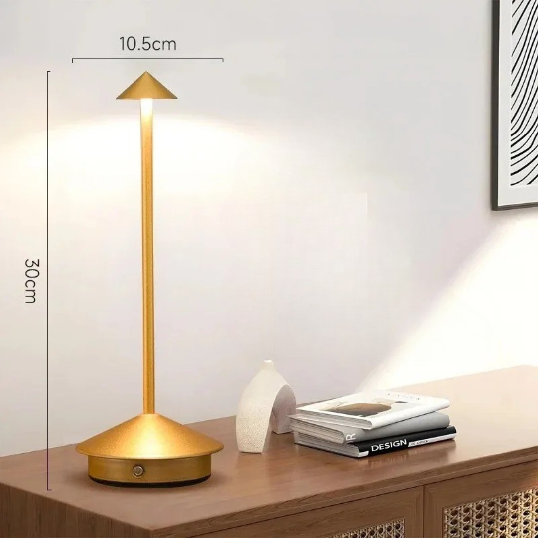 LumaNest Cordless Waterproof Dimmable LED Table Lamp With USB-C Rechargeable