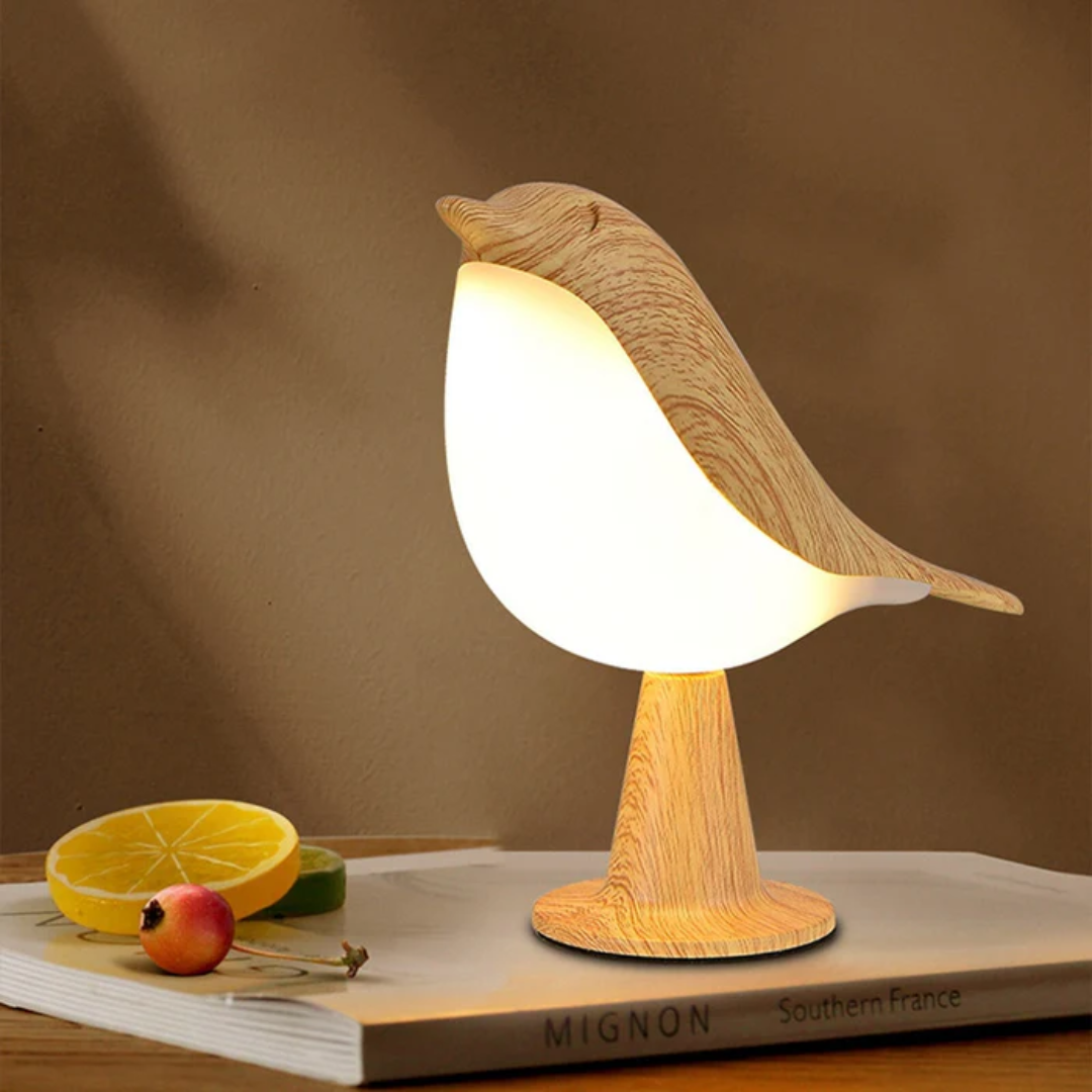 Luz Noturna LED Sem Fios AeroNest Bird com Brilho Aconchegante
