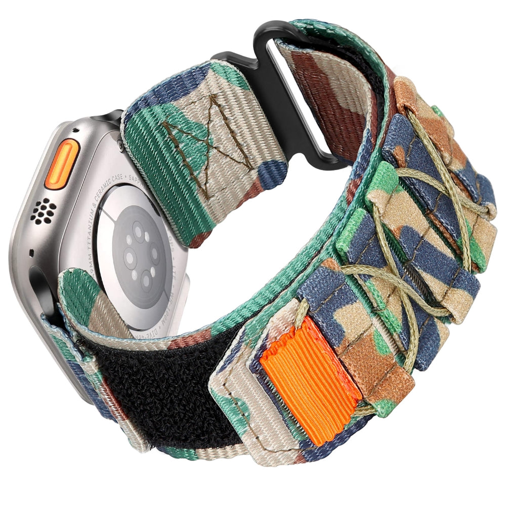 Apple Watch Band In Nylon Tactical Style For Everyday Outdoor Use