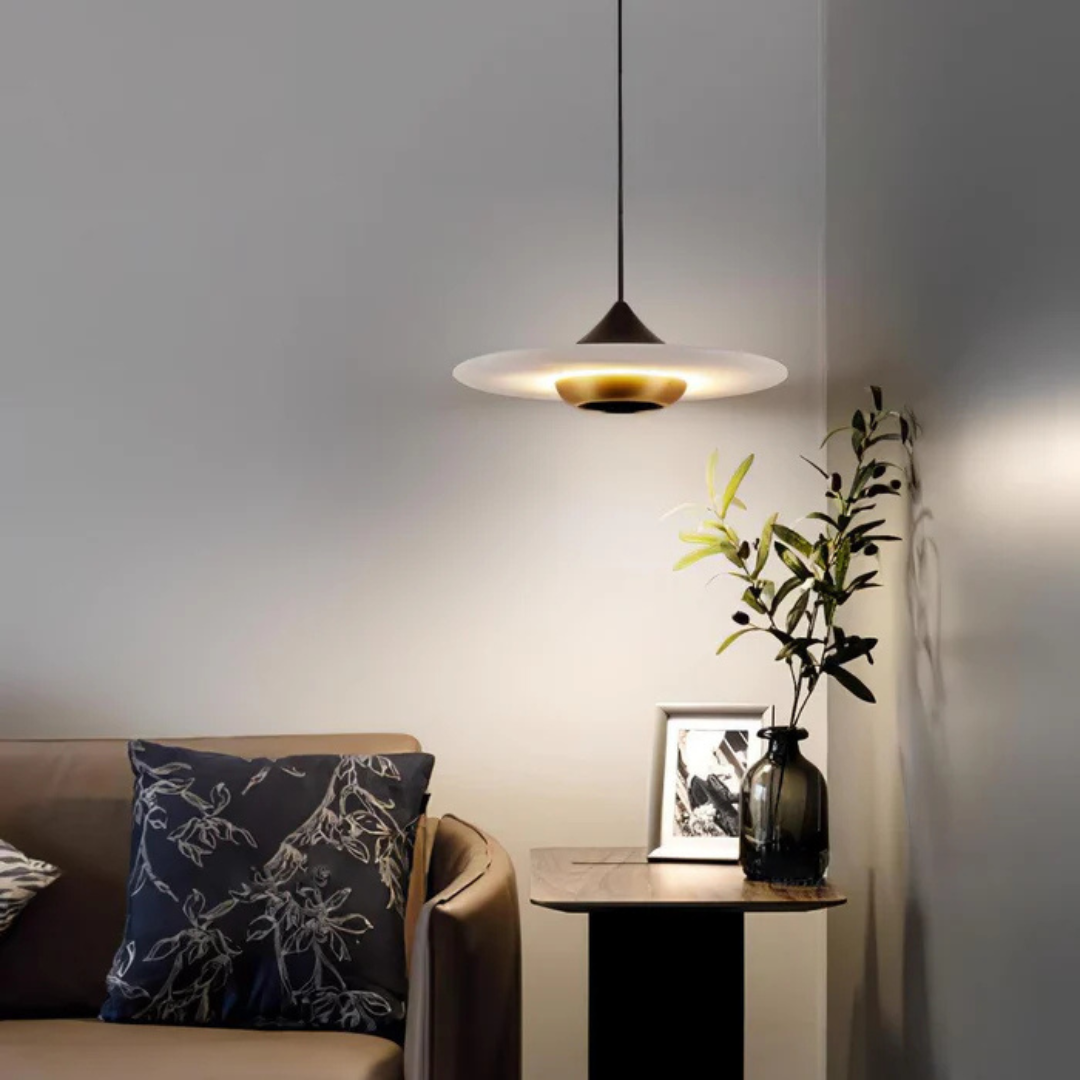 Aureline Marmorierte Deckenpendelleuchte von Nova Living