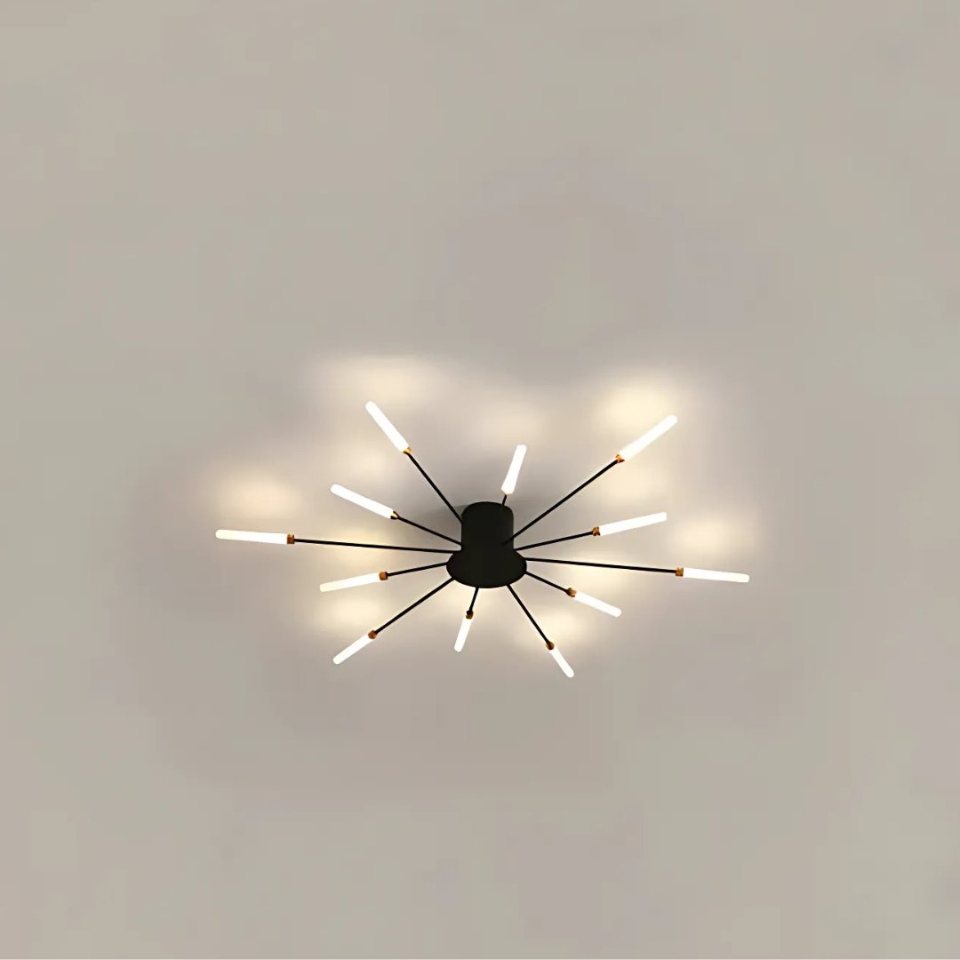 AstraGlow Luxe spiraalinen LED-kattovalaisin olohuoneeseen