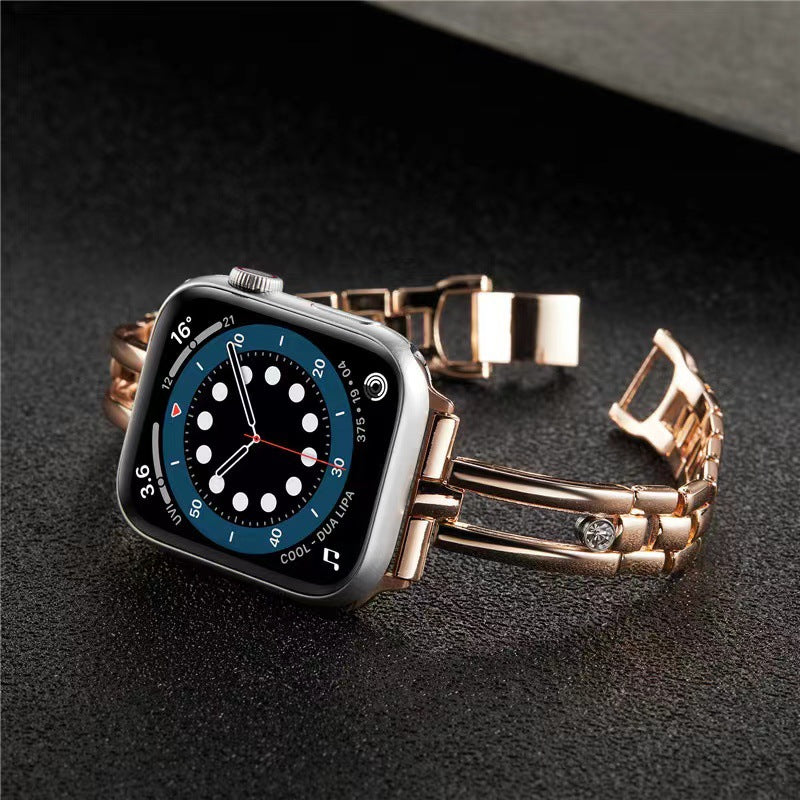 LumaNova Diamond Hollow Rund Ring för Apple Watch