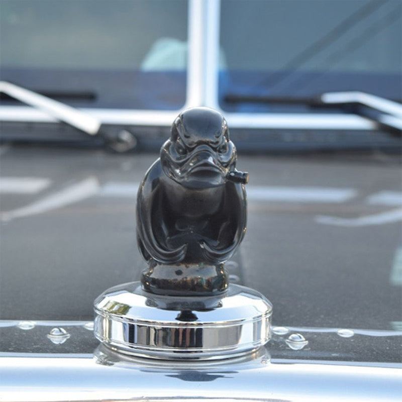 Aggressive Rubber Duck Car Emblem Hood Ornament Influenced By Convoy But Death Proof Theme